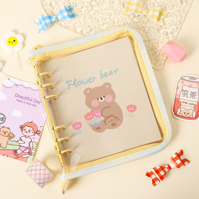 کلاسور شفاف خرسی